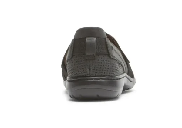 Cobb Hill Penfield Black Strappy Slip-On Fisherman Sandal | Women Women's Walking | Women's Sandal