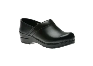 Dansko Professional Black Box Clog (Medium Width) | Women Women's Clog