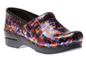 Dansko Professional Colour Block Patent Clog | Women Women's Clog