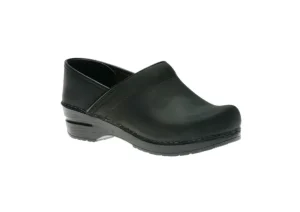 Dansko Professional Oiled Black Leather Clog | Women Women's Clog