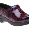 Dansko Professional Painted Leopard Patent Clog | Women Women's Clog