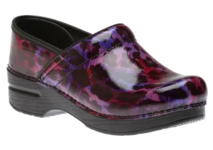 Dansko Professional Painted Leopard Patent Clog | Women Women's Clog