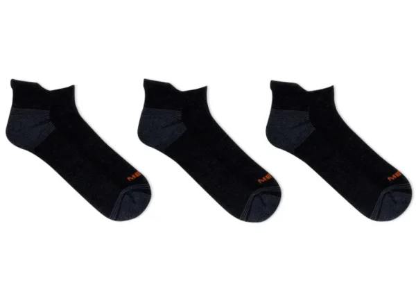 Merrell Repreve 3-Pack Low Cut Tab Socks Black | Socks