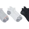 Merrell Repreve 3-Pack Low Cut Tab Socks Grey | Socks