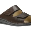 Finn Comfort Riad Men's Brown Leather Slide Sandal | Men's Slide