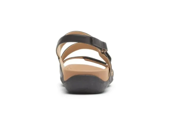 Rockport Ridge Asym V Black | Women Women's Sandal