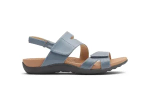 Rockport Ridge Asym V Blue | Women Women's Sandal