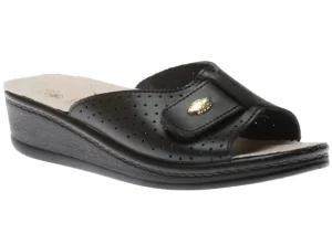 Lady Diana Sandal Black | Women Women's Slide