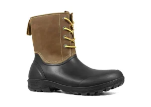 Bogs Sauvie Snow Leather Tan Men's Winter Boot | Men's Rain Boot