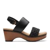 Clarks Seannah Step Black | Women Women's Sandal