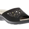 Lady Diana Slide Black Studded Slide Sandal | Women Women's Slipper | Women's Slide