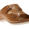 Stefannia Italy Slide Camel | Women Women's Slide