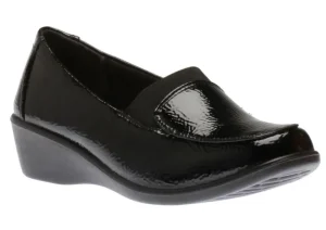 Stefannia Italy Slip On BLack Patent | Women Women's Dress Casual