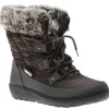 Wanderlust Snowflake Grey Lace-Up Winter Boot | Women Women's Boot