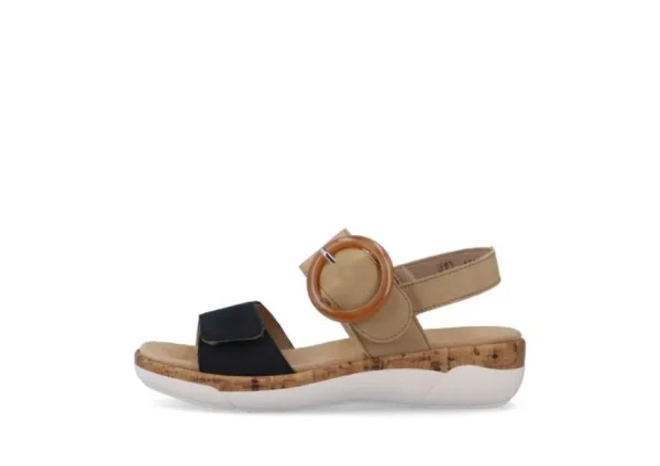 Remonte Soft 2 Velcro Biege | Women Women's Sandal