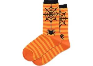 Hotsox SpiderStripCrew Orng | Socks