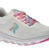 R EVOLUTION Sportec10 White Rainbow Lace-Up Sneaker | Women Women's Walking | Women's Casual