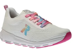 R EVOLUTION Sportec10 White Rainbow Lace-Up Sneaker | Women Women's Walking | Women's Casual