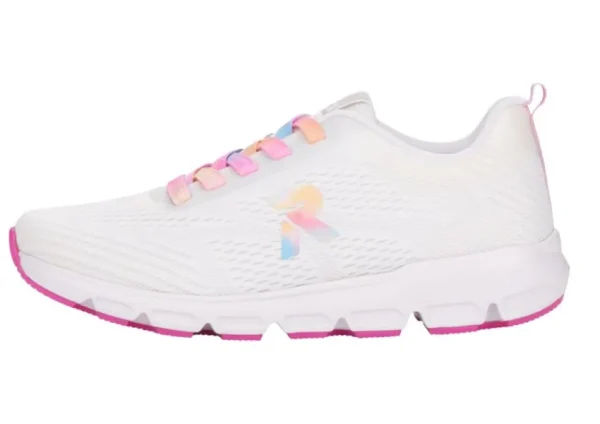 R EVOLUTION Sportec10 White Rainbow Lace-Up Sneaker | Women Women's Walking | Women's Casual