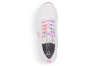 R EVOLUTION Sportec10 White Rainbow Lace-Up Sneaker | Women Women's Walking | Women's Casual