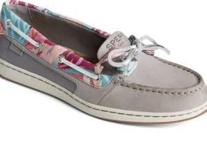 Sperry Starfish Coral Floral Grey Multicolour Boat Shoe | Women Women's Walking | Women's Casual