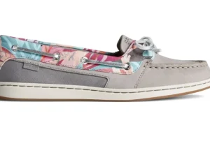 Sperry Starfish Coral Floral Grey Multicolour Boat Shoe | Women Women's Walking | Women's Casual