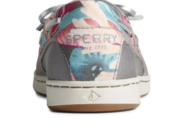 Sperry Starfish Coral Floral Grey Multicolour Boat Shoe | Women Women's Walking | Women's Casual