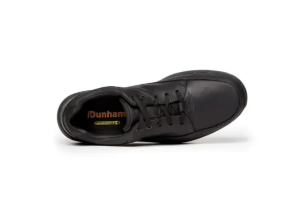 Dunham Stephen Black Leather Waterproof Shoe | Men's Walking