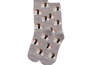 Hotsox Sushi Cat Greyh | Socks