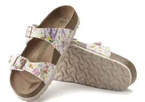 Birkenstock Sydney Vegan Birko-Flor Light Rose Double Strap Slide Sandal | Women Women's Slide | Women's Sandal