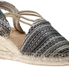 Toni Pons Tania Taupe Navy Espadrille Wedge Sandal | Women Women's Sandal