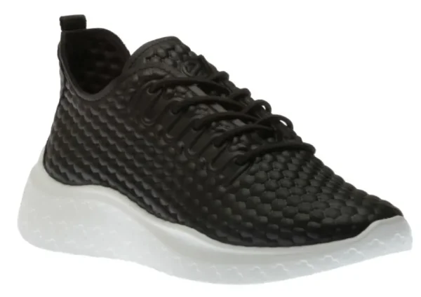 Ecco Therap Black Leather Slip-On Sneaker | Women Women's Walking