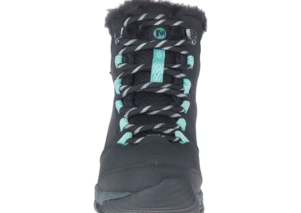 Merrell Thermo Fractal Mid Waterproof Black Boot | Women Women's Boot