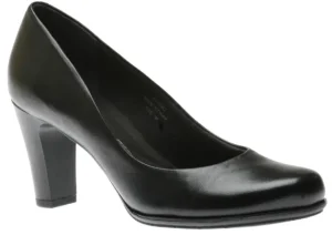 Rockport Total Motion Black Leather Heel Dress Pump | Women Women's Dress