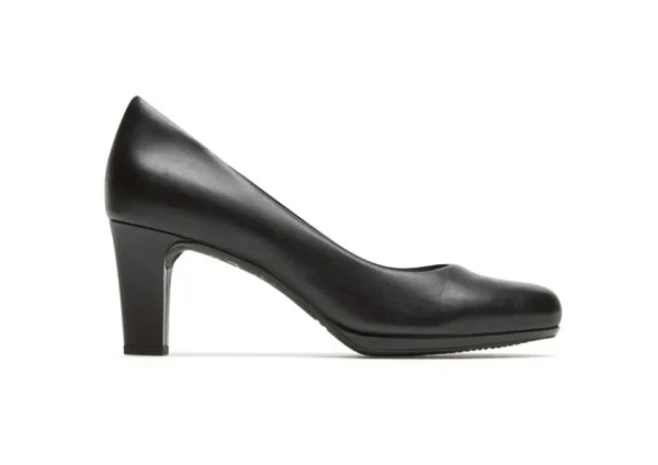 Rockport Total Motion Leah Black Leather Dress Pump | Women Women's Dress