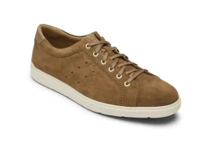 Rockport Total Motion Lite Tan Suede Lace-Up Sneaker | Men's Walking | Men's Dress Casual