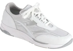 SAS Shoes Tour Silver Mesh Lace-Up Sneaker | Women Women's Walking