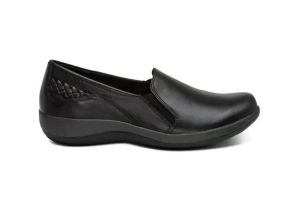 Aetrex Trisha Slip on Black | Women Women's Walking