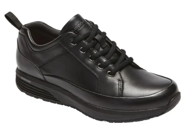 Rockport Trustride Waterproof Black Leather Lace-Up Sneaker | Women Women's Casual