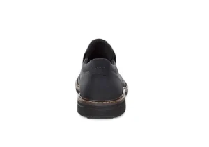 Ecco Turn Black Leather Gore-Tex Waterproof Slip-On Shoe | Men's Casual