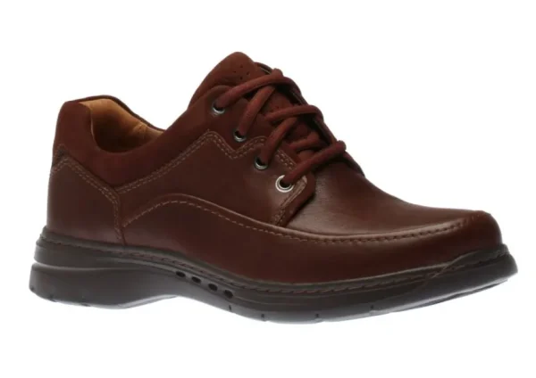 Clarks UnBrawley Lace Mahog | Men's Casual