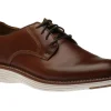 Johnston & Murphy Upton Tan Brown Leather Plain Toe Derby Dress Shoe | Men's Dress Casual | Men's Casual