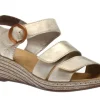 Rieker 3 Velcro Biege | Women Women's Sandal