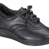 SAS Shoes Walk Easy Black Leather Walking Shoe | Women Women's Walking