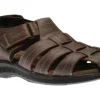 Clarks Walkford Fish Brown | Men's Sandal