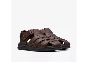 Clarks Walkford Fish Brown | Men's Sandal