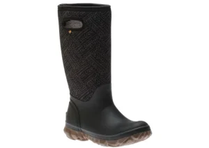 Bogs Whiteout Fleck Black Women's Insulated Boot | Women Women's Rain Boot