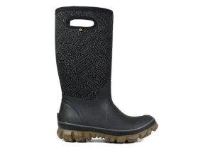 Bogs Whiteout Fleck Black Women's Insulated Boot | Women Women's Rain Boot