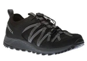 Merrell Wildwood Aerosport Black Trail Running Shoe | Men's Walking