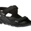 Ecco Women's MX Onshore Black 3-Strap Water Friendly Sport Sandal | Women Women's Sandal